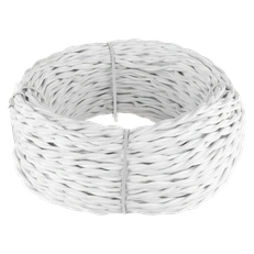 Изображение Ретро кабель витой 3х2,5 (белый) 50 м W6453601